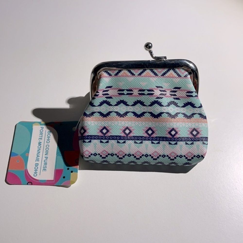 Boho pattern Coin Purse - Picture 3 of 4